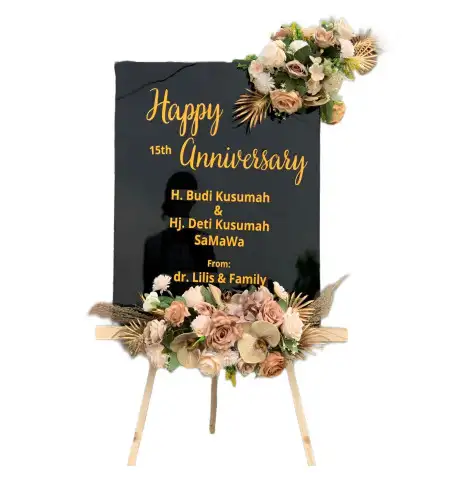 Papan Bunga Akrilik Paket Agung