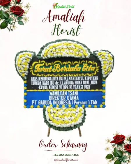 Papan Bunga Duka Paket Agung